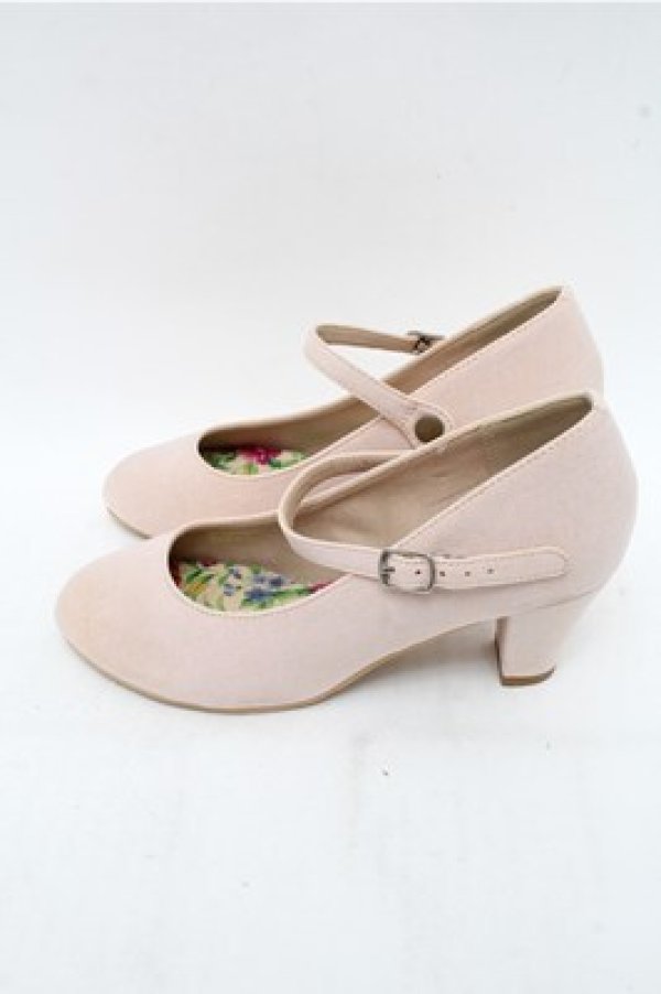 画像2: axes femme / ストラップパンプス S 淡ピンク S-26-03-15-018-AX-SK-HR-ZS (2)