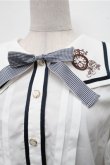 画像3: axes femme POETIQUE / 時計刺繍セーラーブラウス  白 S-26-03-15-022-AX-BL-HR-ZS (3)
