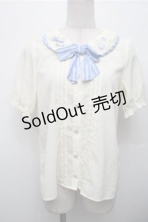 画像: axes femme POETIQUE / パイピングデザインブラウス  アイボリー S-26-03-15-024-AX-BL-HR-ZS