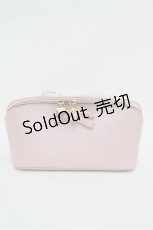 画像: m petit by misako / AMハートヒキテポーチ  ピンク S-26-03-15-005-LO-ZA-AS-ZS