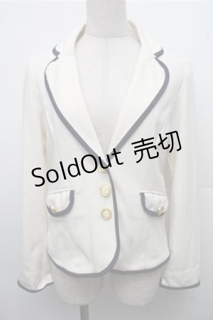 画像: axes femme / kidsIDOLYジャケット  アイボリー S-26-03-15-029-AX-JA-HR-ZS