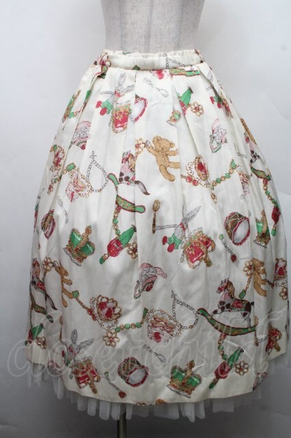 画像1: Jane Marple / The toy boxドレススカート M アイボリー S-26-03-17-049-JM-SK-HR-ZS (1)