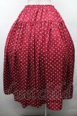 画像2: PINK HOUSE / ドットスカート  ワイン S-26-03-17-056-LO-SK-SZ-ZS (2)