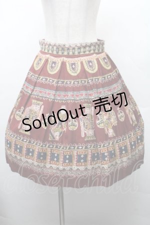 画像: Jane Marple / Royalトランプスカート  ワイン S-26-03-17-059-JM-OP-AS-ZS