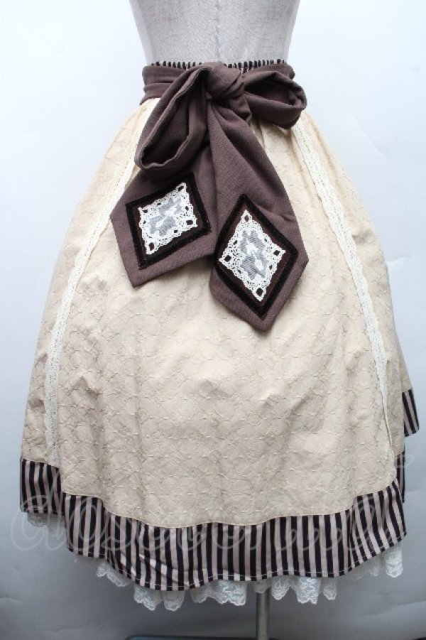 画像2: Hoshibako Works / カフェホシバコ スカート S コーヒー S-26-03-17-062-LO-SK-SZ-ZS (2)