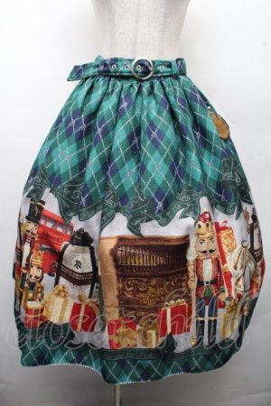 画像: ALICE and the PIRATES / Nostalgic Gift〜くるみ割り人形と大切な想い出〜ロングスカート  グリーン S-26-03-17-063-PA-SK-HR-ZS