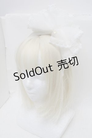 画像: Angelic Pretty / Decorationチュールカチューシャ  白 S-26-03-17-019-AP-AC-SZ-ZS