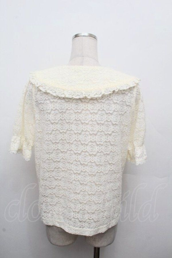 画像2: m petit by misako / AOKレースブラウス S アイボリー S-26-03-19-004-LO-BL-HR-ZS (2)