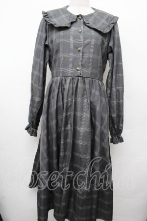 画像: m petit by misako / TT*AOKチェックワンピース M 黒 S-26-03-19-034-LO-OP-HR-ZS