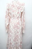 画像2: Amavel / Romantic Floralロングワンピース  オフｘワイン S-26-03-19-039-CA-OP-AS-ZS (2)