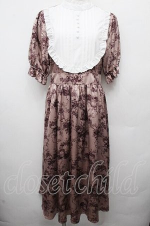 画像: m petit by misako / トワルドジュイワンピース M ピンク S-26-03-19-041-LO-OP-HR-ZS