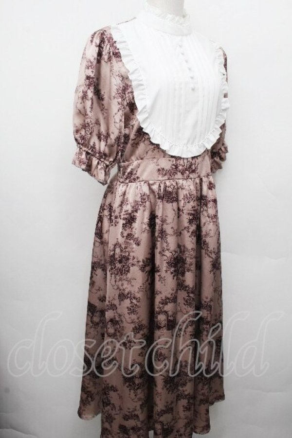 画像3: m petit by misako / トワルドジュイワンピース M ピンク S-26-03-19-041-LO-OP-HR-ZS (3)