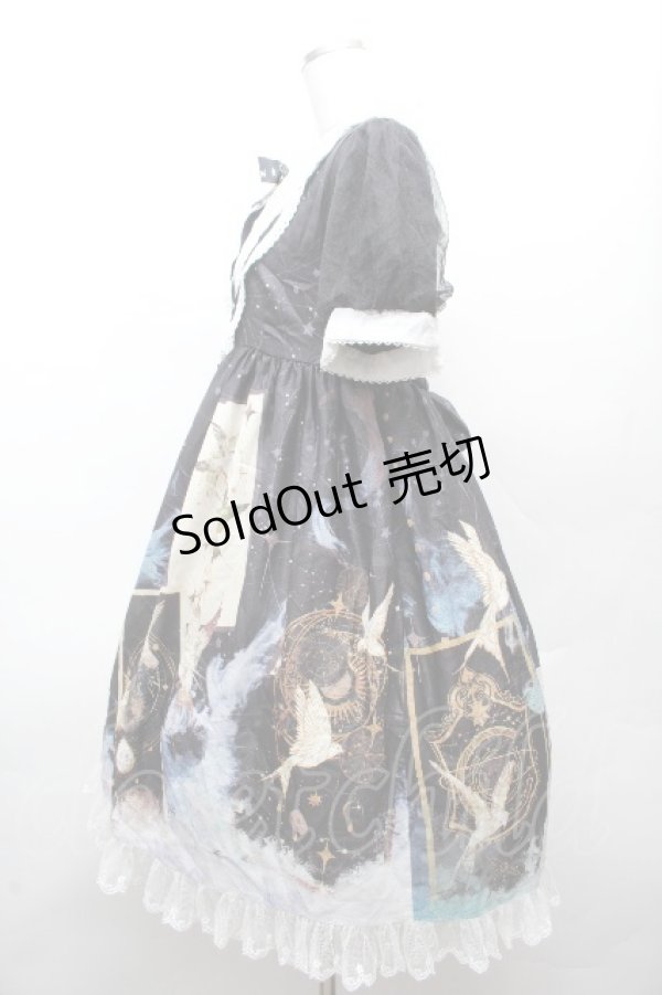 画像4: 中国ロリータ / ワンピース  黒 S-26-03-19-048-LO-OP-AS-ZS (4)