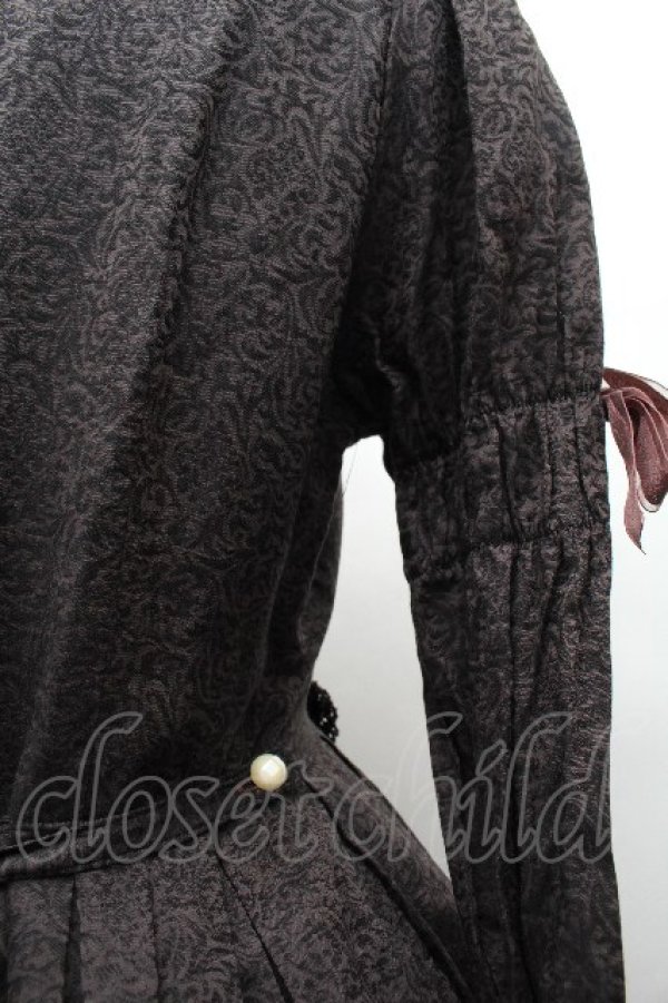 画像5: BABY,THE STARS SHINE BRIGHT / ロココガーデンワンピース  黒 S-26-03-19-049-BA-OP-AS-ZS (5)