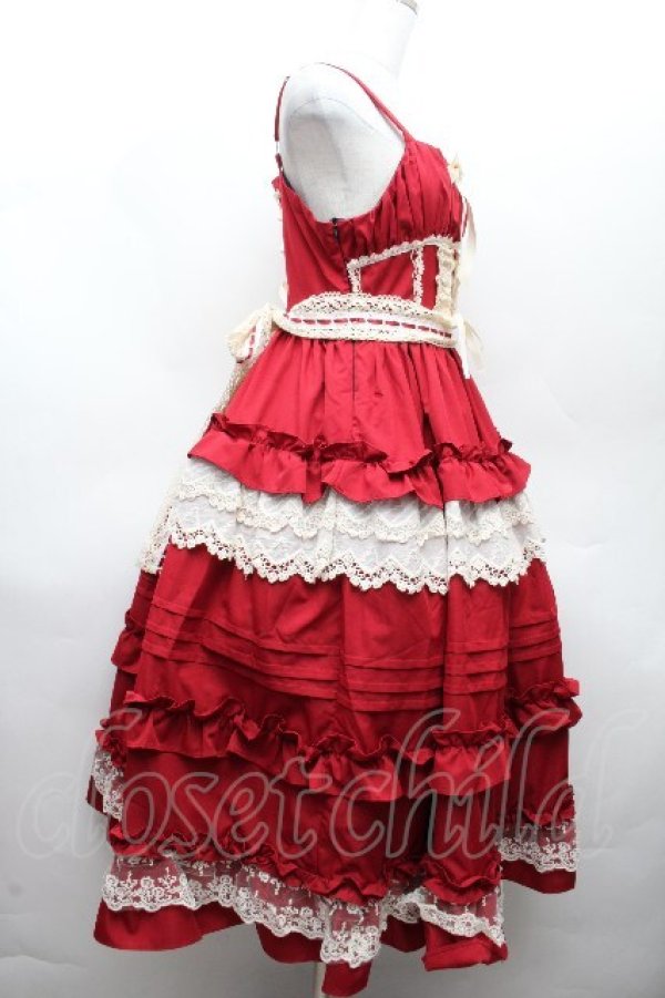 画像3: 中国ロリータ / ワンピース  赤 S-26-03-19-052-LO-OP-AS-ZS (3)