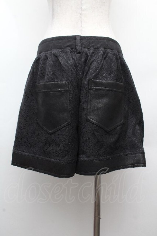 画像3: Ozz oneste / チャイナボタンショートパンツ  黒 S-26-03-19-056-OO-PA-AS-ZS (3)