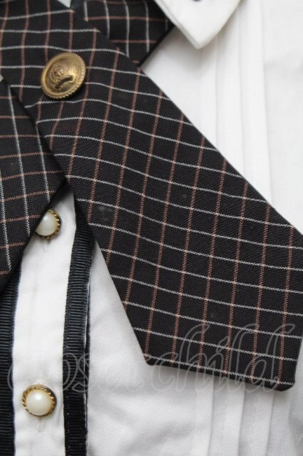 画像4: Amavel / 喫茶アマベルのランチセットブラウス  白 S-26-03-19-006-CA-BL-AS-ZS (4)