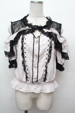 画像: LIZ LISA / オープンショルダーフリルブラウス  ピンク S-26-03-19-012-LO-BL-AS-ZS