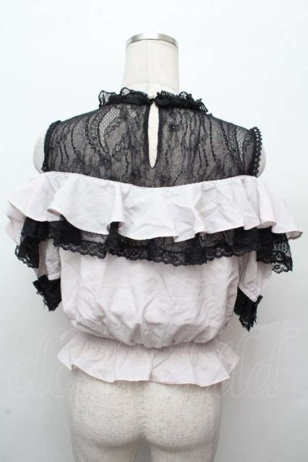 画像2: LIZ LISA / オープンショルダーフリルブラウス  ピンク S-26-03-19-012-LO-BL-AS-ZS (2)