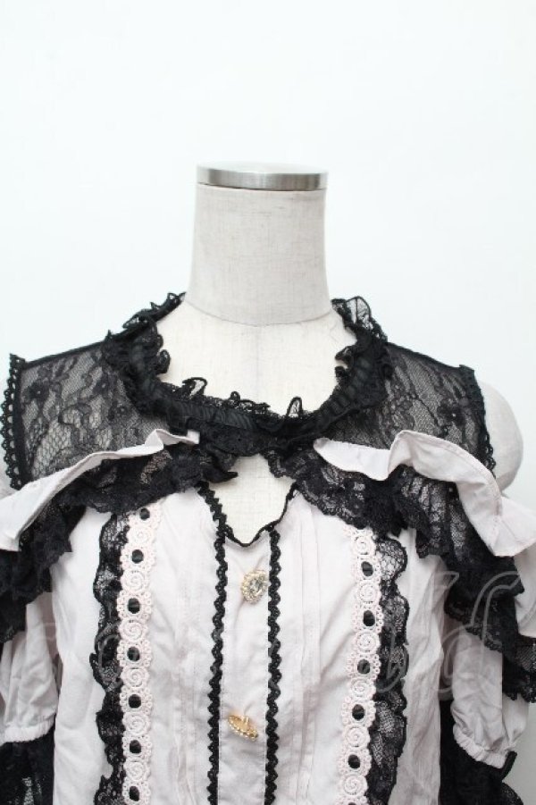 画像4: LIZ LISA / オープンショルダーフリルブラウス  ピンク S-26-03-19-012-LO-BL-AS-ZS (4)