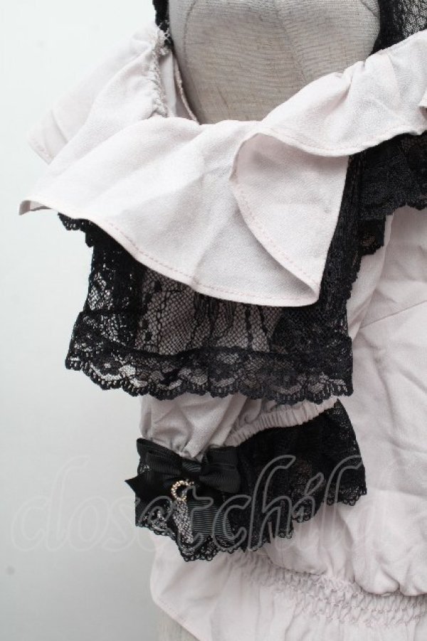 画像5: LIZ LISA / オープンショルダーフリルブラウス  ピンク S-26-03-19-012-LO-BL-AS-ZS (5)