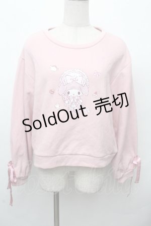 画像: m petit by misako / 裏シャギープルオーバー（マイメロディー） L ピンク S-26-03-19-014-LO-TO-AS-ZS