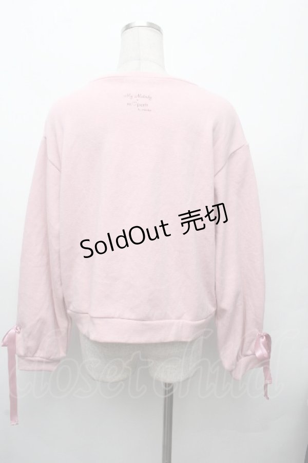 画像2: m petit by misako / 裏シャギープルオーバー（マイメロディー） L ピンク S-26-03-19-014-LO-TO-AS-ZS (2)