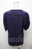 画像2: Fi.n.t / クランベリー刺繍スクエア衿ブラウス  紺 S-26-03-19-019-CA-BL-AS-ZS (2)
