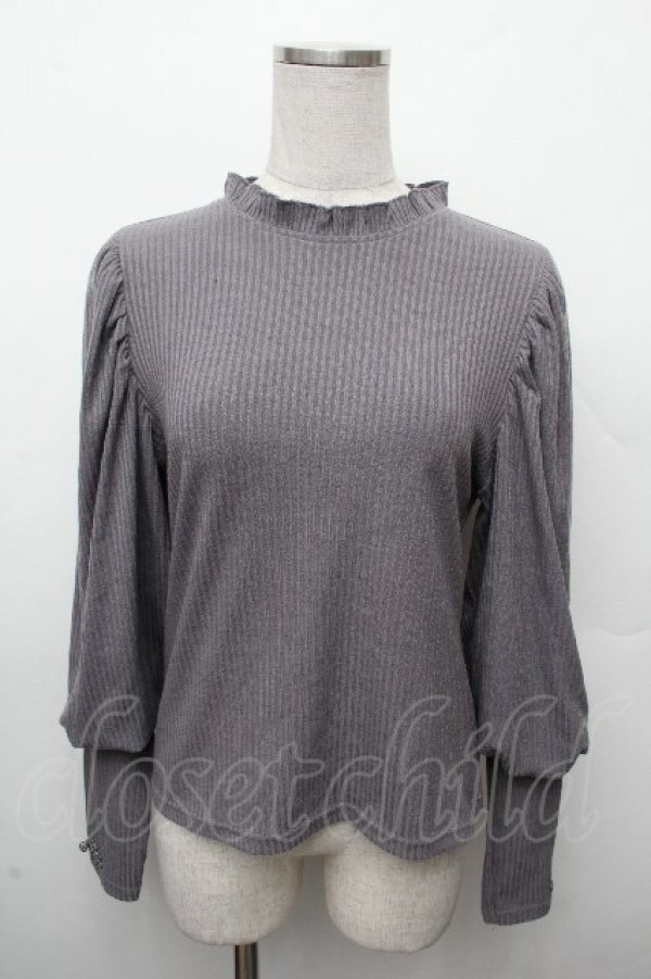 画像1: Amavel / リブトップス  グレー S-26-03-19-020-CA-TO-AS-ZS (1)