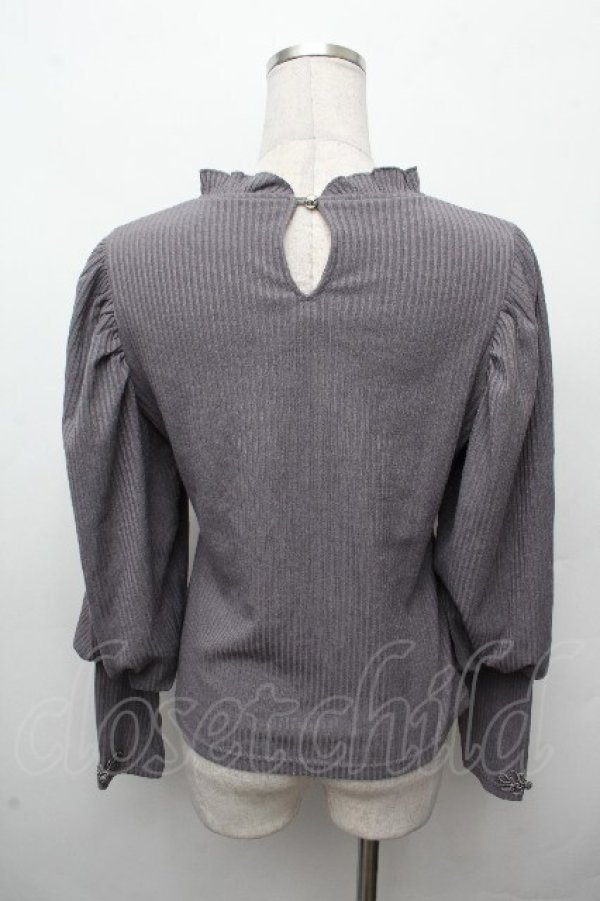 画像2: Amavel / リブトップス  グレー S-26-03-19-020-CA-TO-AS-ZS (2)