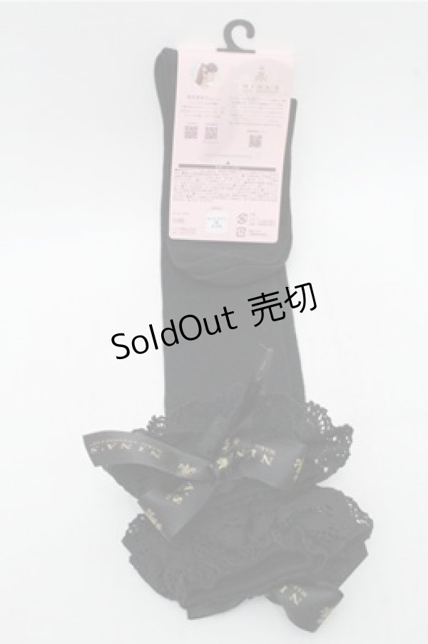 画像2: m petit by misako / AMCSNIロゴリボン  黒 S-26-03-21-005-LO-ZA-HR-ZS (2)