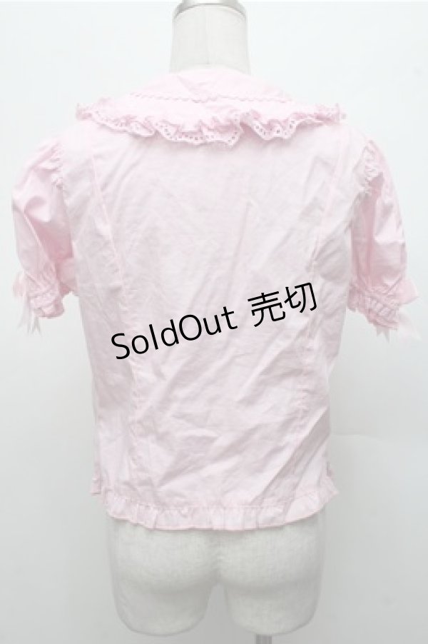 画像3: LOLITA / ハートレースブラウス  ピンク S-26-03-21-033-LO-BL-AS-ZS (3)