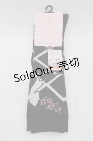 画像: m petit by misako / ECAMOVKNIアミアゲ  黒 S-26-03-21-006-LO-ZA-HR-ZS