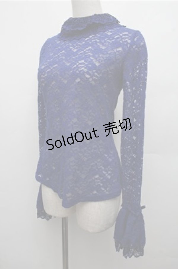 画像3: Moi-meme-Moitie / クロスアーチフレアスリーブカットソー  青 S-26-03-21-039-MO-TO-AS-ZS (3)