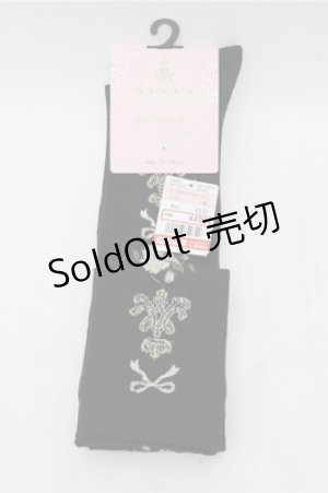 画像: m petit by misako / ECAMOVKNIロゴリボン  黒 S-26-03-21-007-LO-ZA-HR-ZS