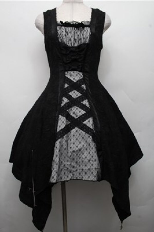 画像1: Hoshibako Works / Rozen Maiden x HoshibakoWorks　水銀燈ジャンパースカート L 黒 S-26-03-21-045-LO-OP-AS-ZS (1)