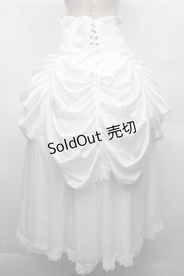 画像2: LOLITA / コルセットスカート  白 S-26-03-21-051-LO-SK-AS-ZS (2)