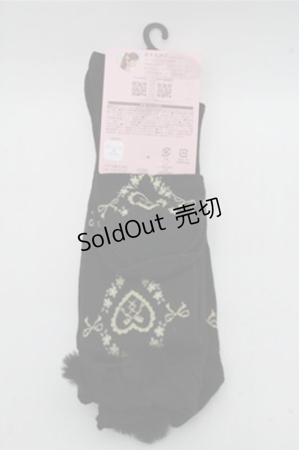 画像2: m petit by misako / AMOVKクマボンボン  黒 S-26-03-21-008-LO-ZA-HR-ZS (2)