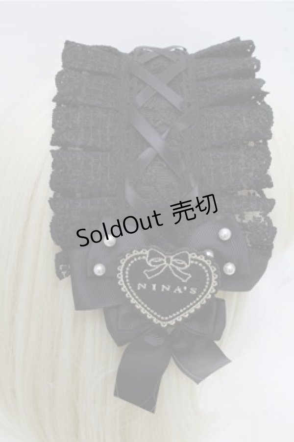 画像3: m petit by misako / AM*NIPLヘッドドレス  キナリ S-26-03-21-015-LO-AC-HR-ZS (3)
