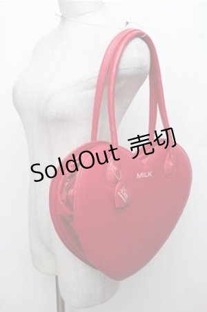 画像: MILK / ハートバッグ  赤 S-26-03-21-019-ML-BG-AS-ZS