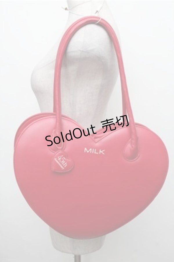 画像2: MILK / ハートバッグ  赤 S-26-03-21-019-ML-BG-AS-ZS (2)