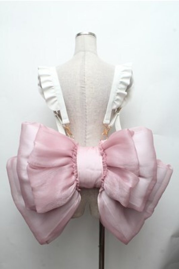 画像2: BOGUTA / おリボンバッグ  ピンク S-26-03-21-020-EL-BG-AS-ZS (2)