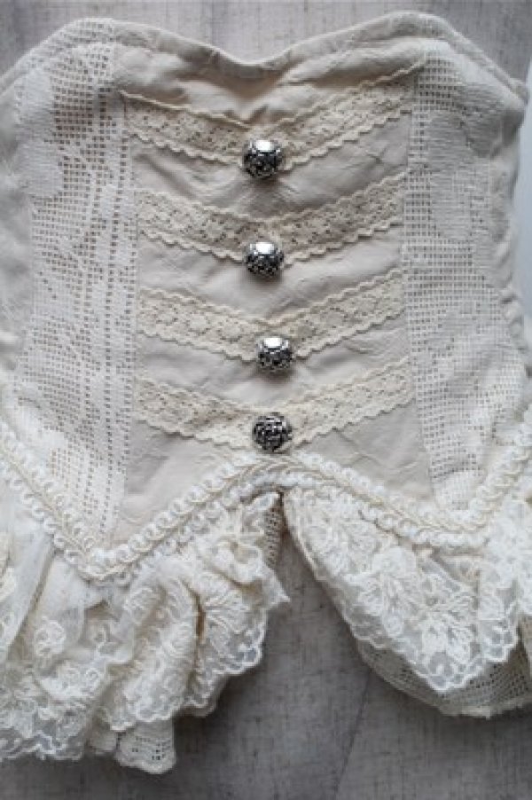 画像3: Hoshibako Works / リリアンヌ姉妹 コルセット  オフ S-26-03-21-021-LO-TO-AS-ZS (3)