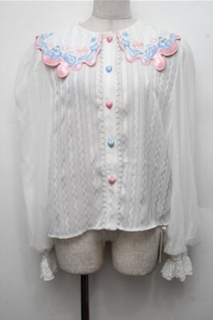 画像: Sakya Lolita / スウィートハートブラウス  白 S-26-03-21-022-LO-BL-AS-ZS