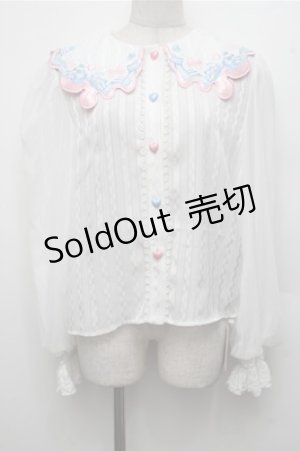 画像: Sakya Lolita / スウィートハートブラウス  白 S-26-03-21-022-LO-BL-AS-ZS
