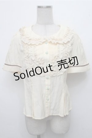 画像: Hoshibako Works / ハートボタンブラウス  イエロー S-26-03-21-029-LO-BL-AS-ZS