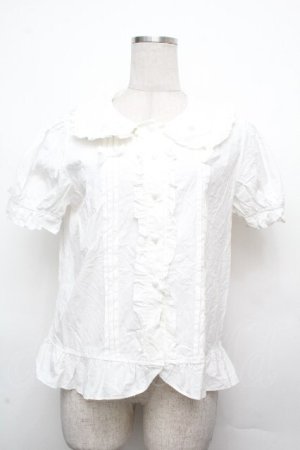 画像: LOLITA / フリルブラウス L 白 S-26-03-23-004-LO-BL-AS-ZS