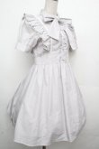 画像3: Ank Rouge / ボウタイフリルワンピース  グレー S-26-03-23-036-CA-OP-HR-ZS (3)