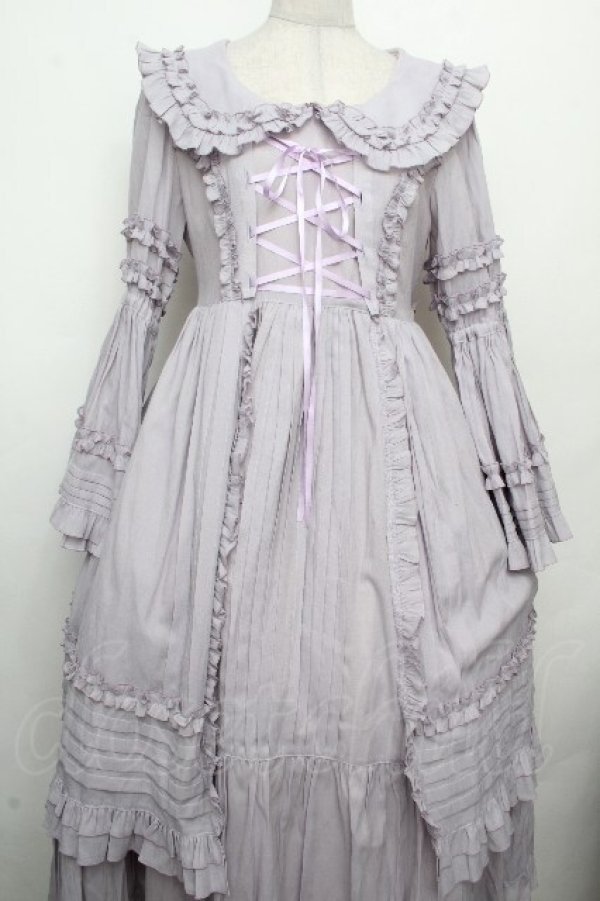 画像1: Physical Drop / 姫袖ドレス  ラベンダー S-26-03-23-037-LO-OP-HR-ZS (1)