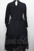 画像2: axes femme Nostalgic / 総レースパッチワークワンピース  黒 S-26-03-23-040-LO-OP-AS-ZS (2)